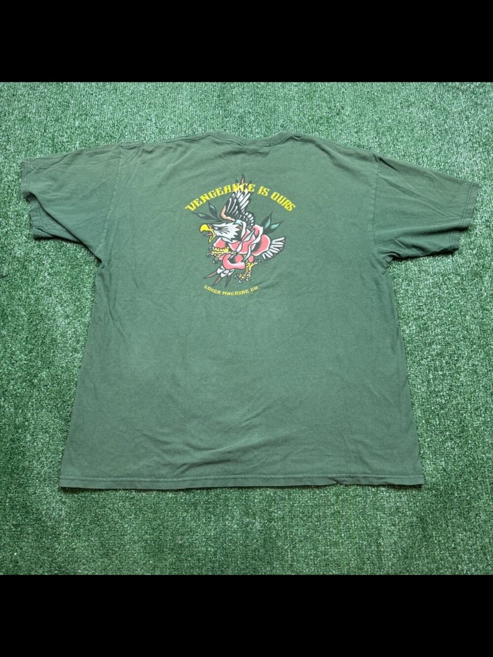 Loser Machine Company T Shirt Mens Size XL Green